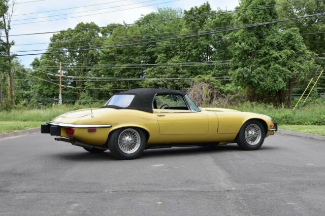 1974 Yellow Jaguar E-Type