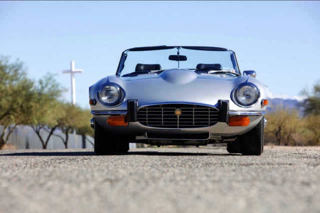 1974 Silver Jaguar XK U/K