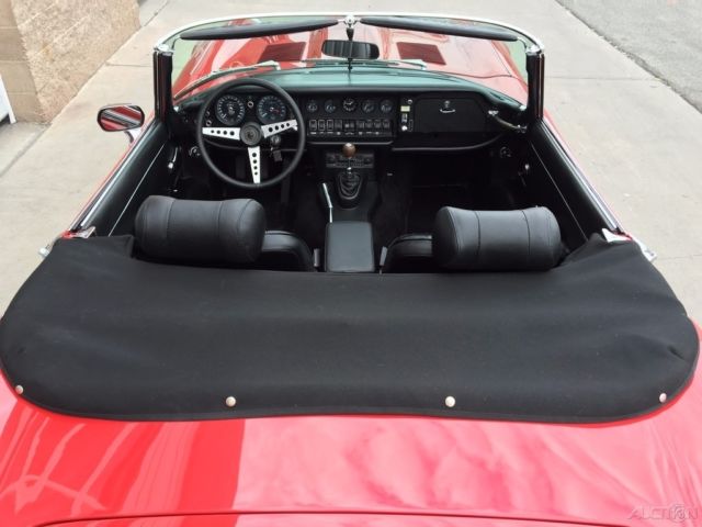 1974 Red Jaguar E-Type Convertible