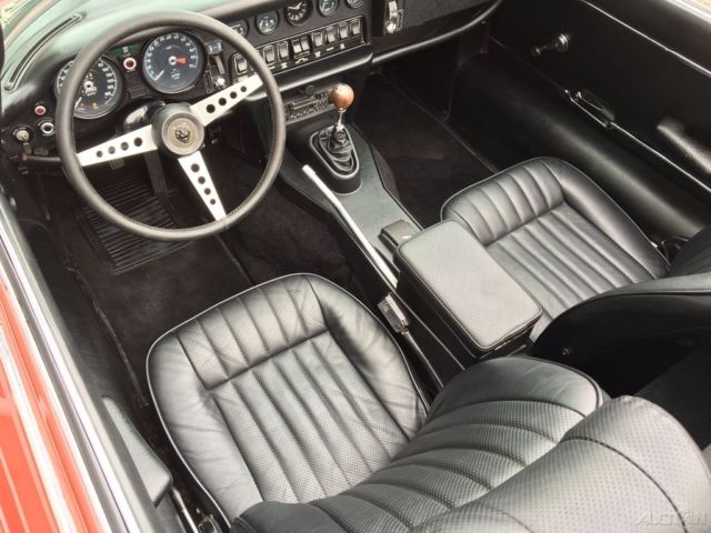 1974 Red Jaguar E-Type Convertible