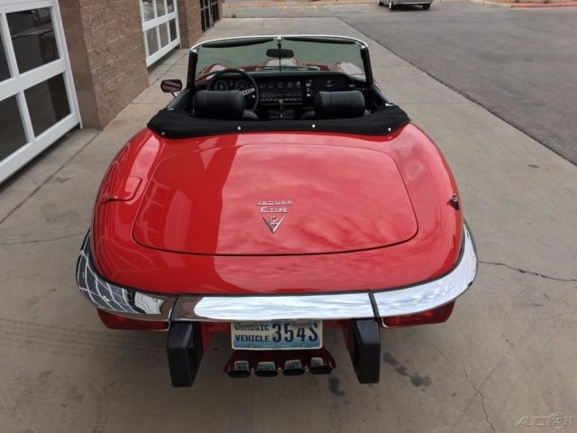 1974 Red Jaguar E-Type Convertible