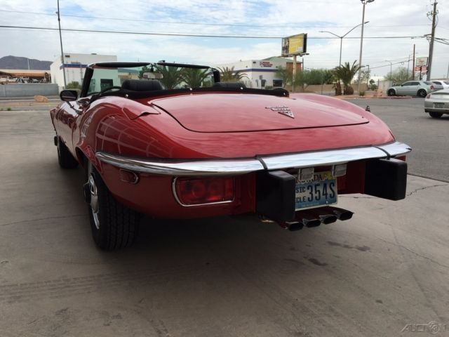 1974 Red Jaguar E-Type Convertible