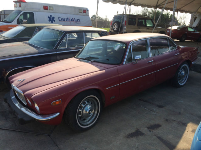 1974 Red Jaguar XJ6 4DR SEDAN