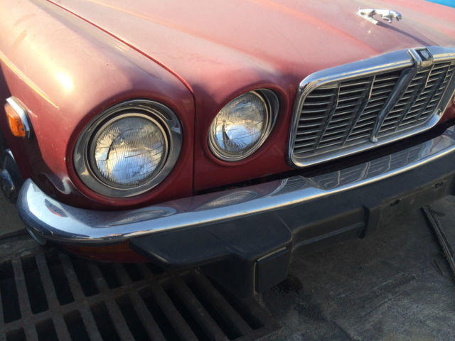 1974 Red Jaguar XJ6 4DR SEDAN