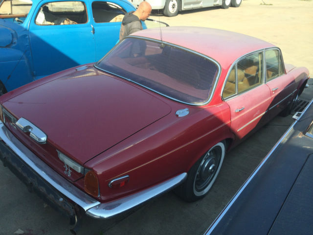 1974 Red Jaguar XJ6 4DR SEDAN