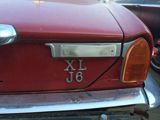 1974 Red Jaguar XJ6 4DR SEDAN