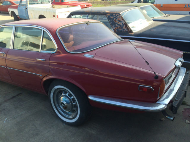 1974 Red Jaguar XJ6 4DR SEDAN