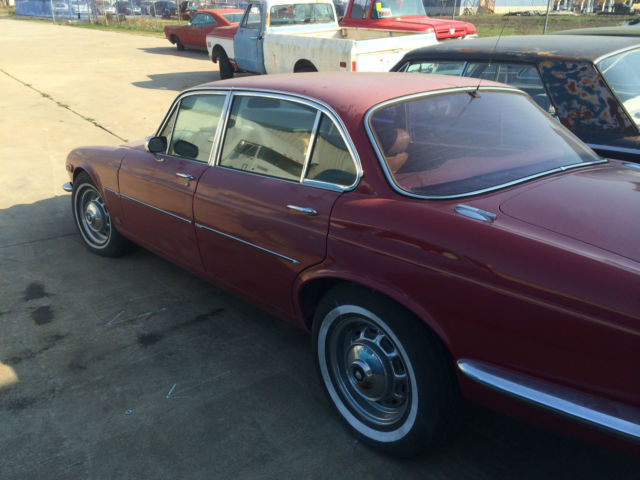 1974 Red Jaguar XJ6 4DR SEDAN