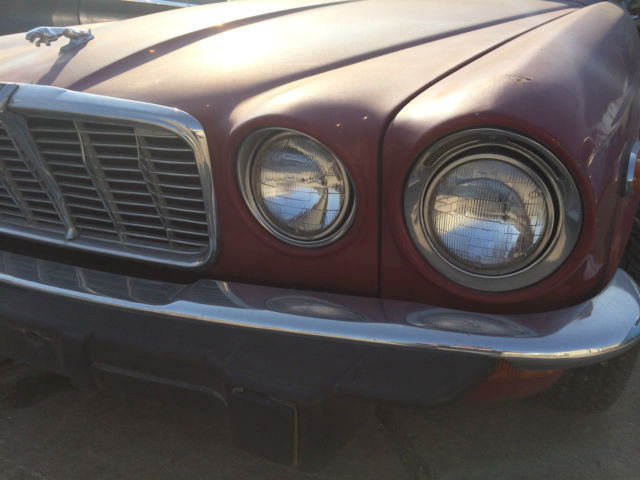1974 Red Jaguar XJ6 4DR SEDAN