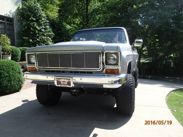 1974 Silver Chevrolet Blazer