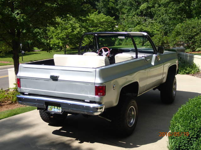 1974 Silver Chevrolet Blazer
