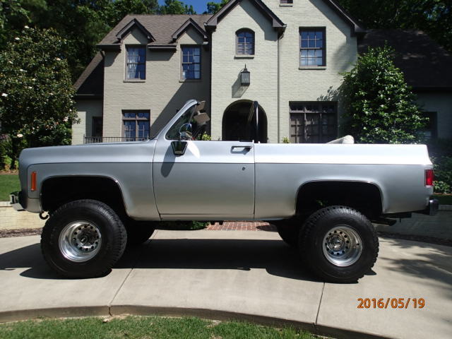 1974 Silver Chevrolet Blazer