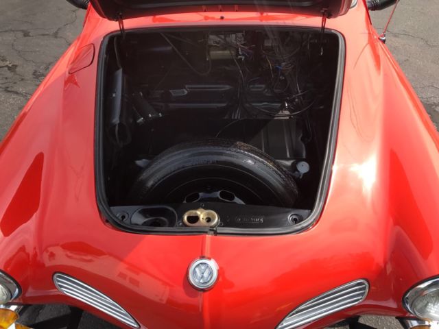 1974 Red Volkswagen Karmann Ghia Coupe