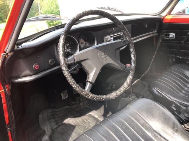 1974 Red Volkswagen Karmann Ghia Coupe