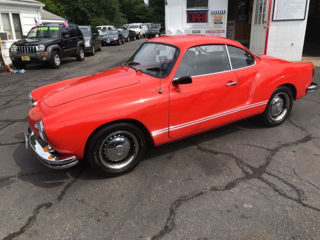 1974 Red Volkswagen Karmann Ghia Coupe