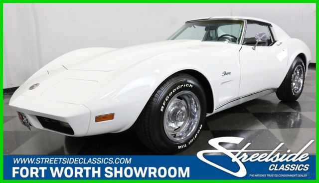 1974 White Chevrolet Corvette