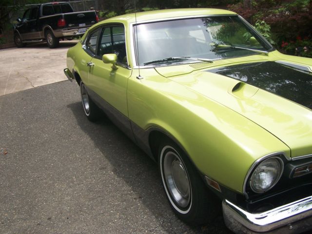 1974 Green and Black Ford Maverick