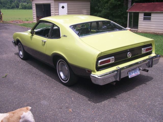 1974 Green and Black Ford Maverick