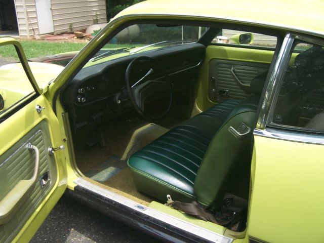 1974 Green and Black Ford Maverick