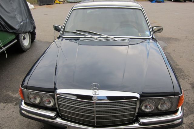 1974 Blue Mercedes-Benz S-Class Sedan