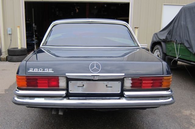 1974 Blue Mercedes-Benz S-Class Sedan