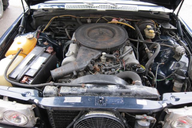 1974 Blue Mercedes-Benz S-Class Sedan