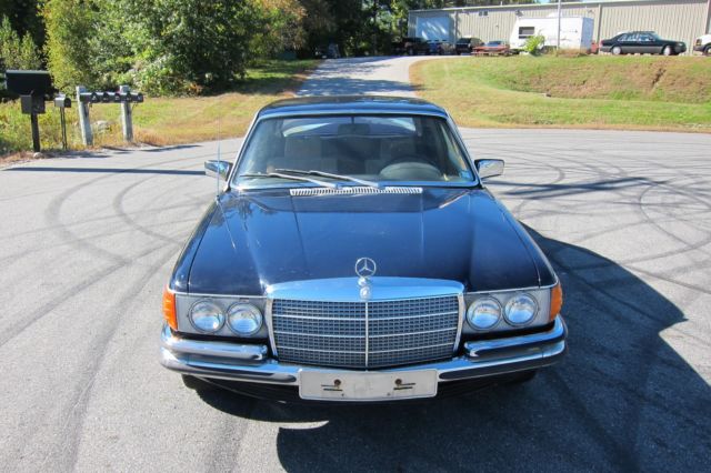 1974 Blue Mercedes-Benz S-Class Sedan
