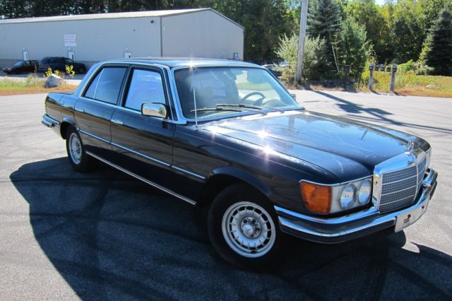 1974 Blue Mercedes-Benz S-Class Sedan
