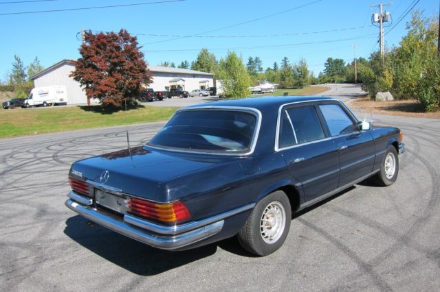 1974 Blue Mercedes-Benz S-Class Sedan