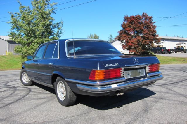 1974 Blue Mercedes-Benz S-Class Sedan