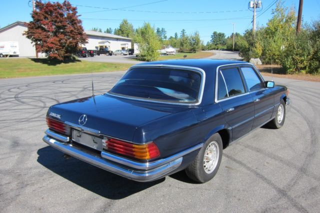 1974 Blue Mercedes-Benz S-Class Sedan