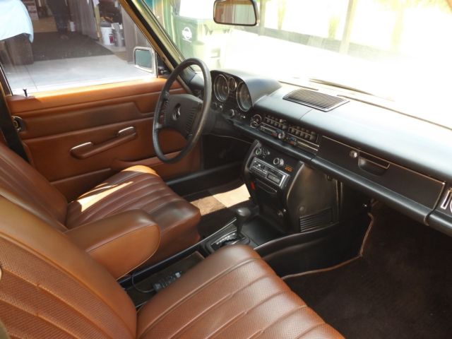 1974 Tan Mercedes-Benz 200-Series Sedan