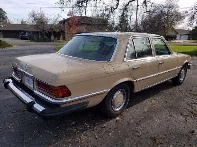1974 Beige Mercedes-Benz 400-Series Sedan