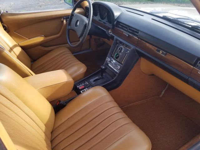 1974 Beige Mercedes-Benz 400-Series Sedan
