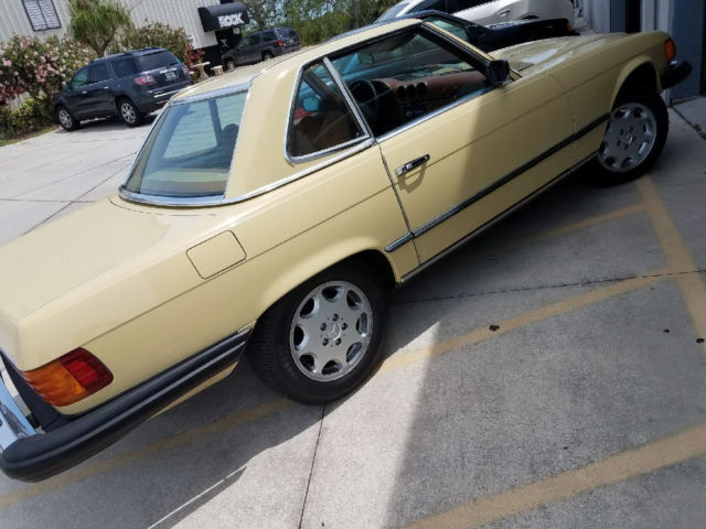 1974 Yellow Mercedes-Benz SL-Class Convertible