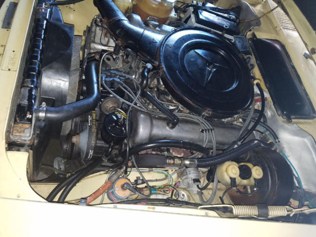 1974 Yellow Mercedes-Benz SL-Class Convertible