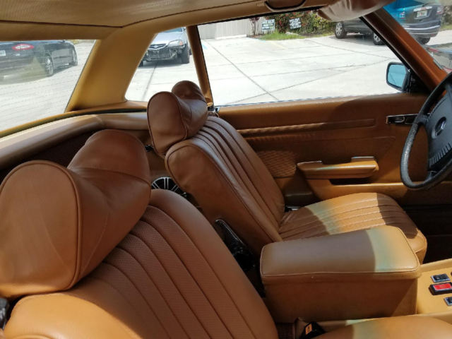 1974 Yellow Mercedes-Benz SL-Class Convertible