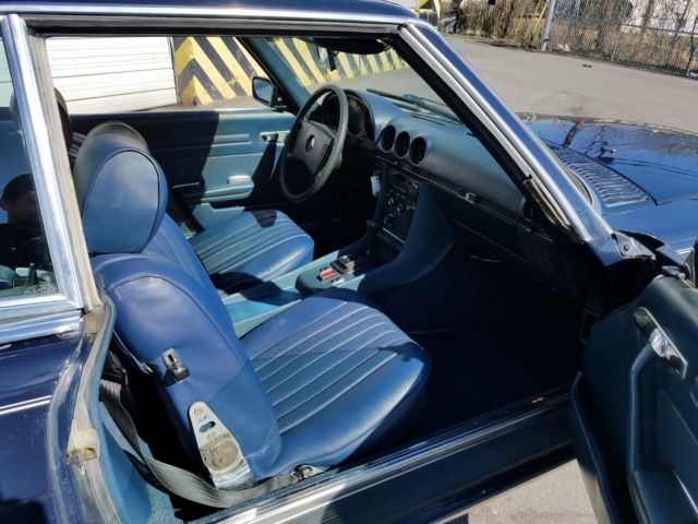1974 Blue Mercedes-Benz SL-Class Coupe