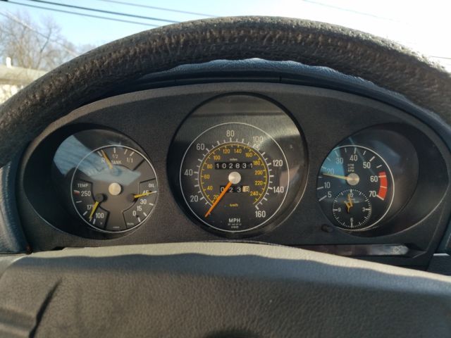 1974 Blue Mercedes-Benz SL-Class Coupe