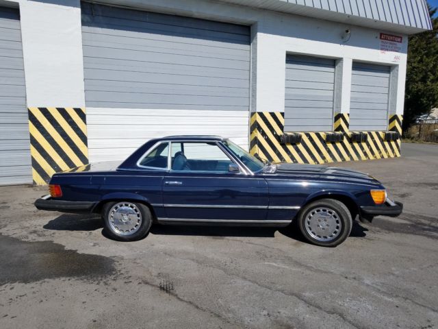 1974 Blue Mercedes-Benz SL-Class Coupe