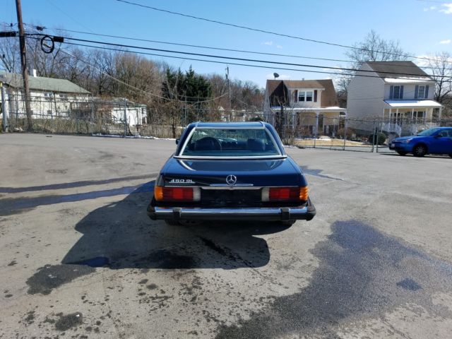 1974 Blue Mercedes-Benz SL-Class Coupe