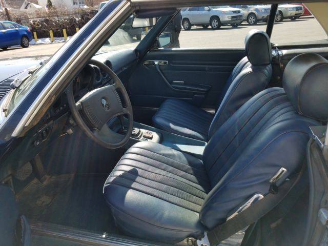 1974 Blue Mercedes-Benz SL-Class Coupe