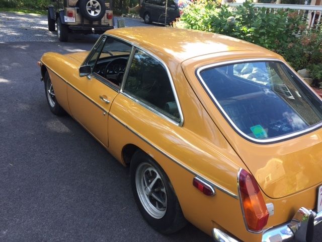 1974 Orange MG MGB