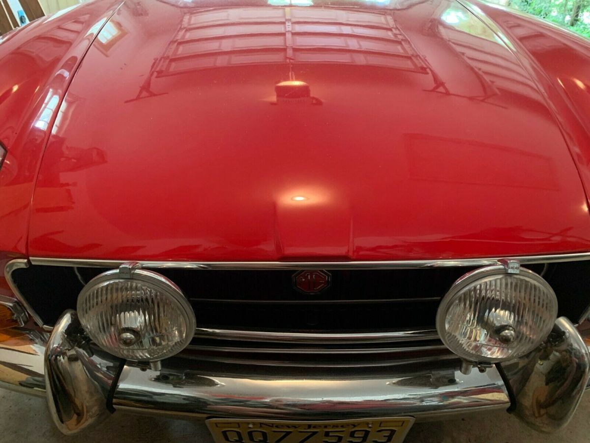 1974 Red MG MGB Convertible