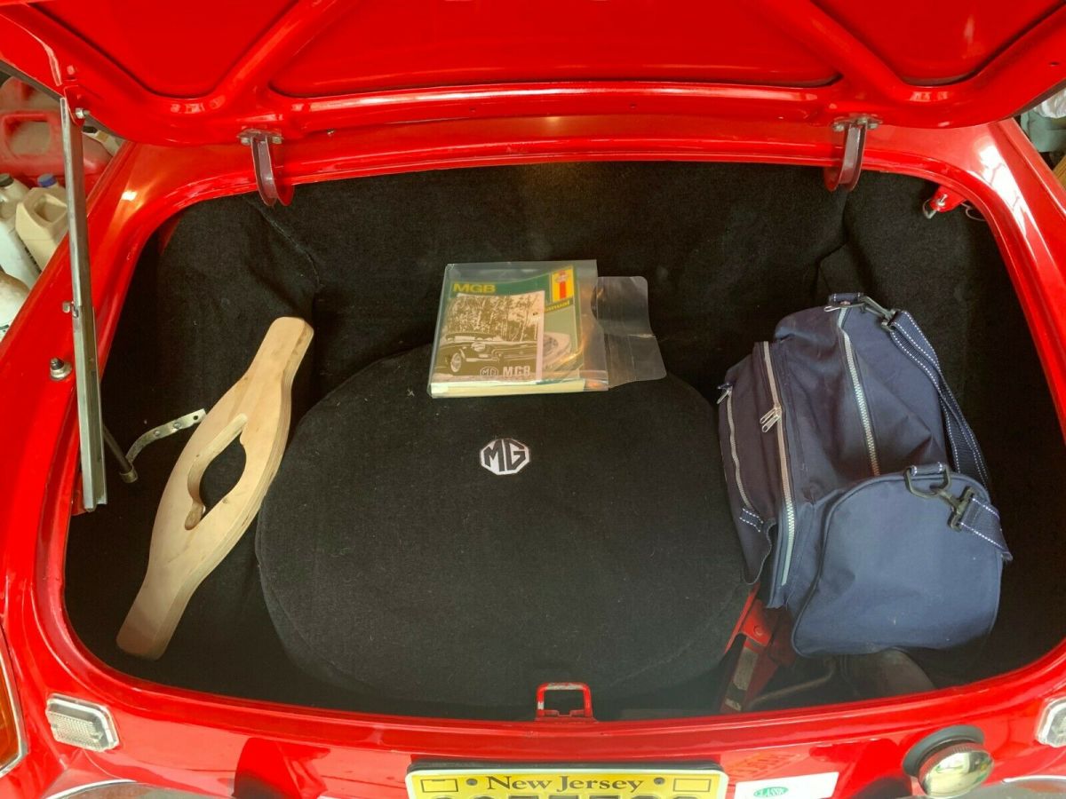 1974 Red MG MGB Convertible