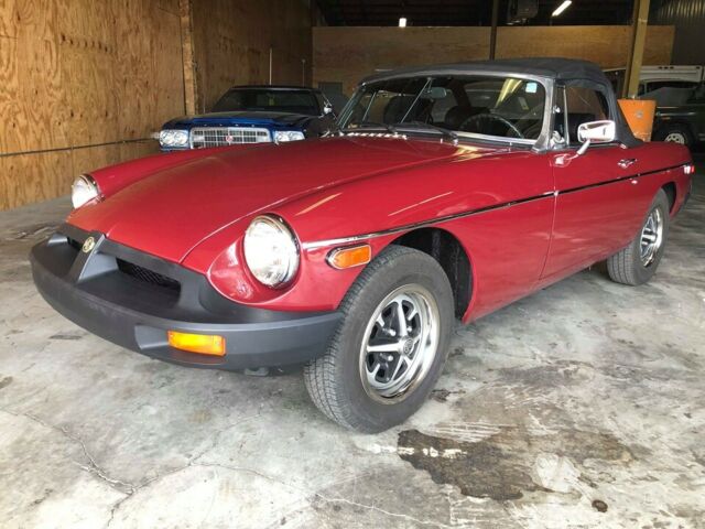 1974 Green MG MGB Convertible