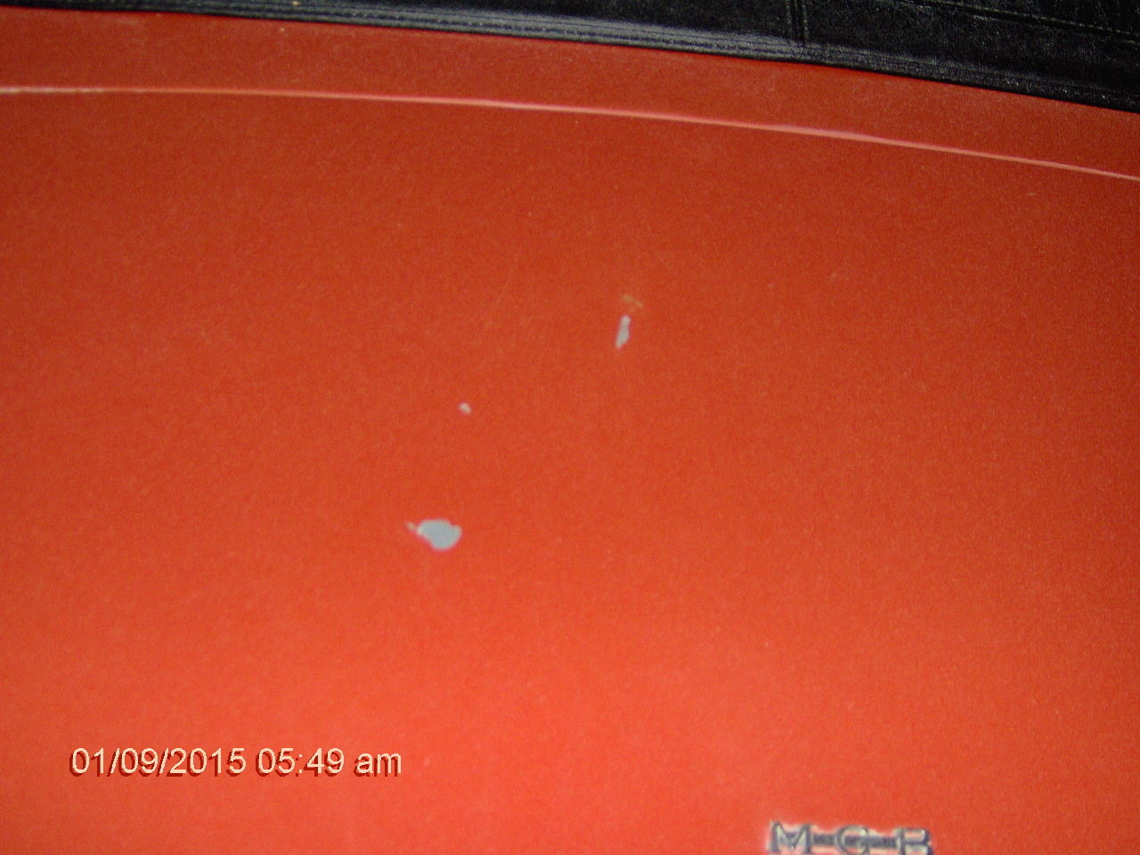 1974 Red MG MGB roadster