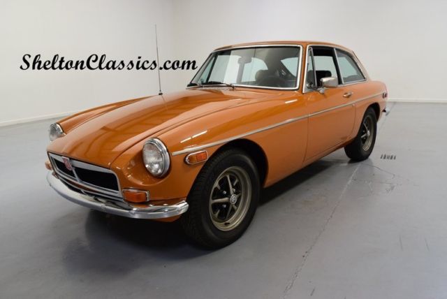 1974 Orange MG MGB Coupe