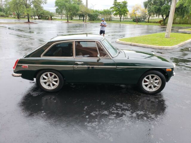 1974 Green MG MGB Coupe
