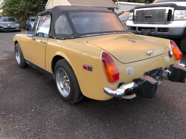 1974 Gold MG Midget Coupe